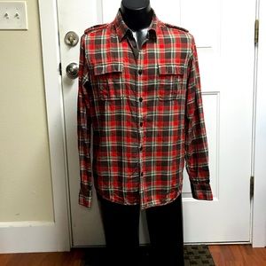 Ben Sherman men’s large plaid button shirt Large